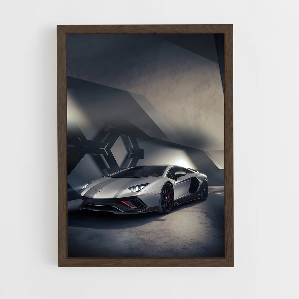 Poster Ombre d'Aventador – affiche Lamborghini (vue 5)